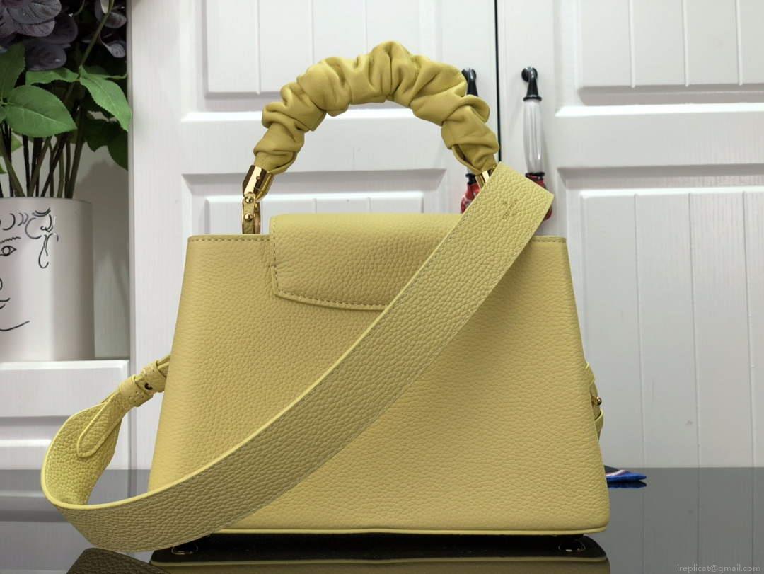 LV M58586 Louis Vuitton Capucines BB Handbag Yellow