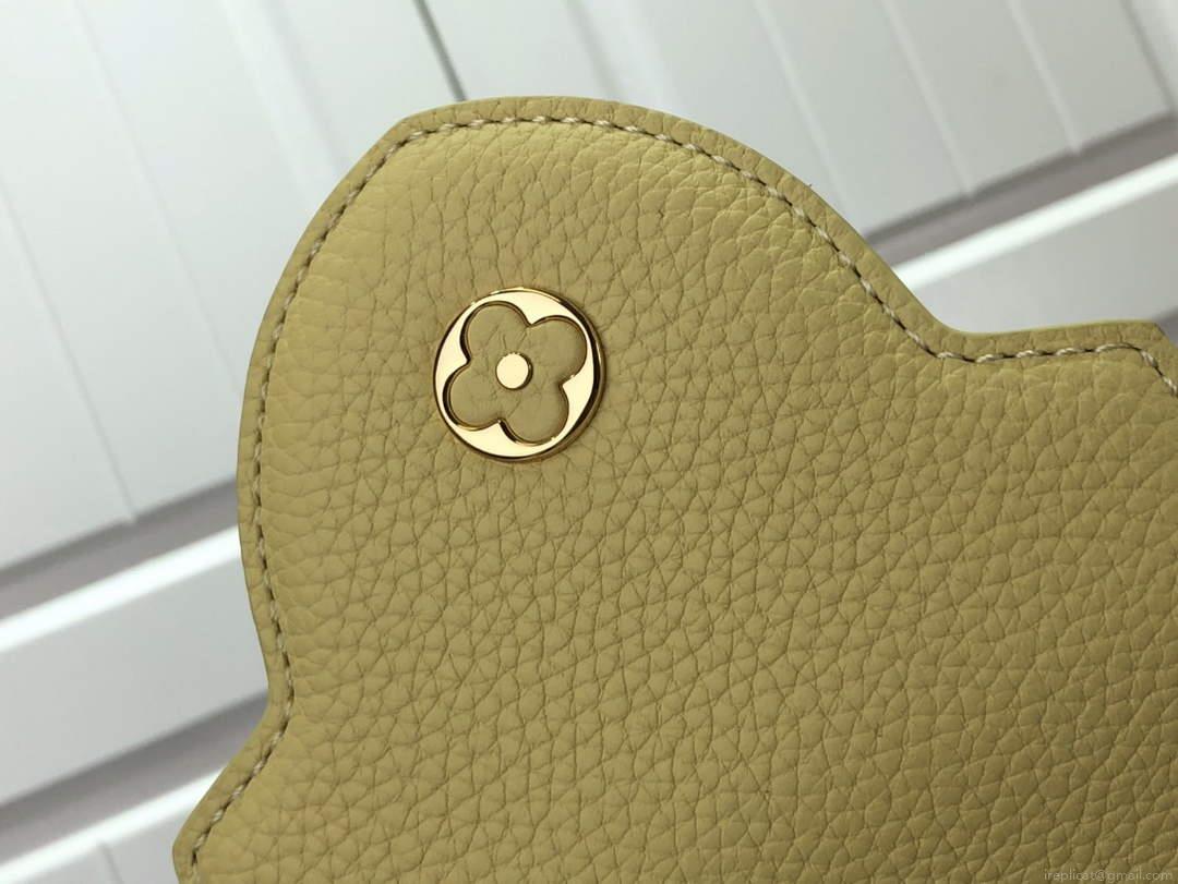 LV M58586 Louis Vuitton Capucines BB Handbag Yellow
