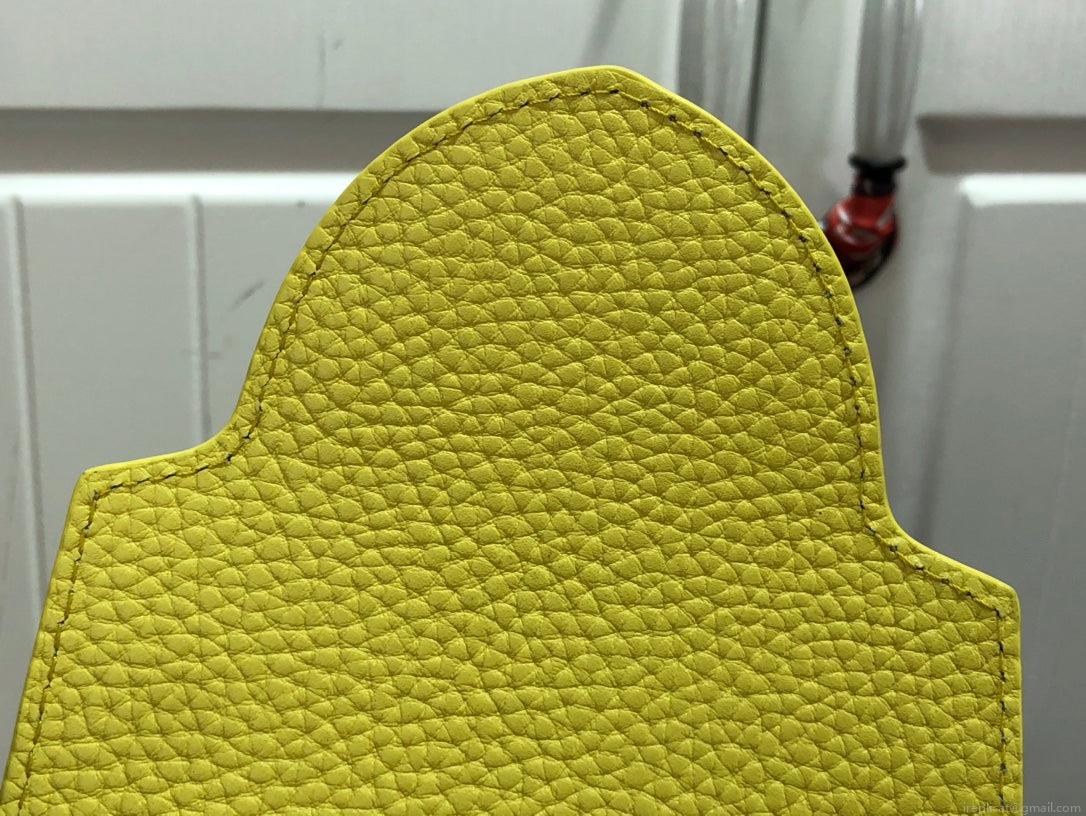 LV M48865 Louis Vuitton Capucines Mini BB Handbag Yellow