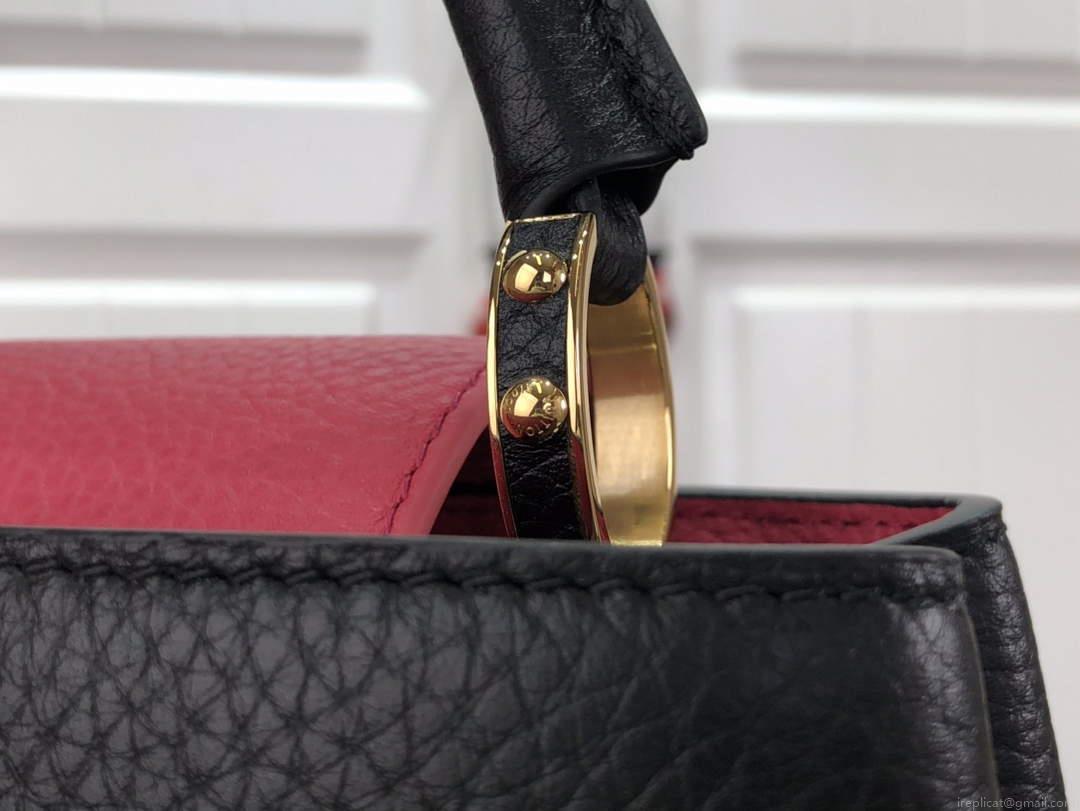 LV M59882 Louis Vuitton Capucines BB Handbag M59883 Black