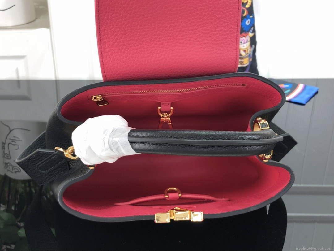 LV M59882 Louis Vuitton Capucines BB Handbag M59883 Black