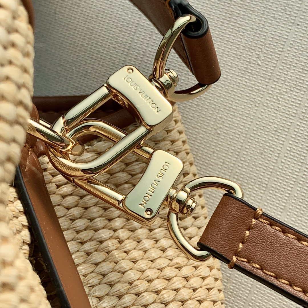 LV M57704 Louis Vuitton NÉONOÉ MM Bag Apricot