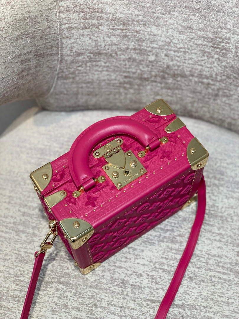 LV M20682 Louis Vuitton Petite Valise Rose red