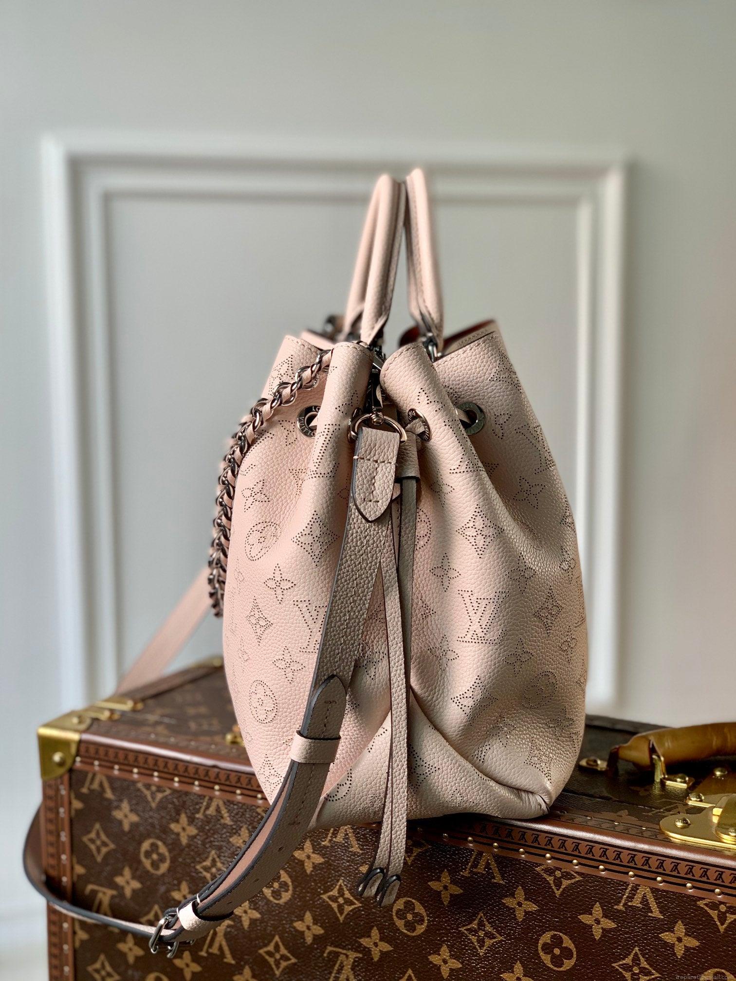 Louis Vuitton LV M59203 Bella Tote Mahina Crème Beige