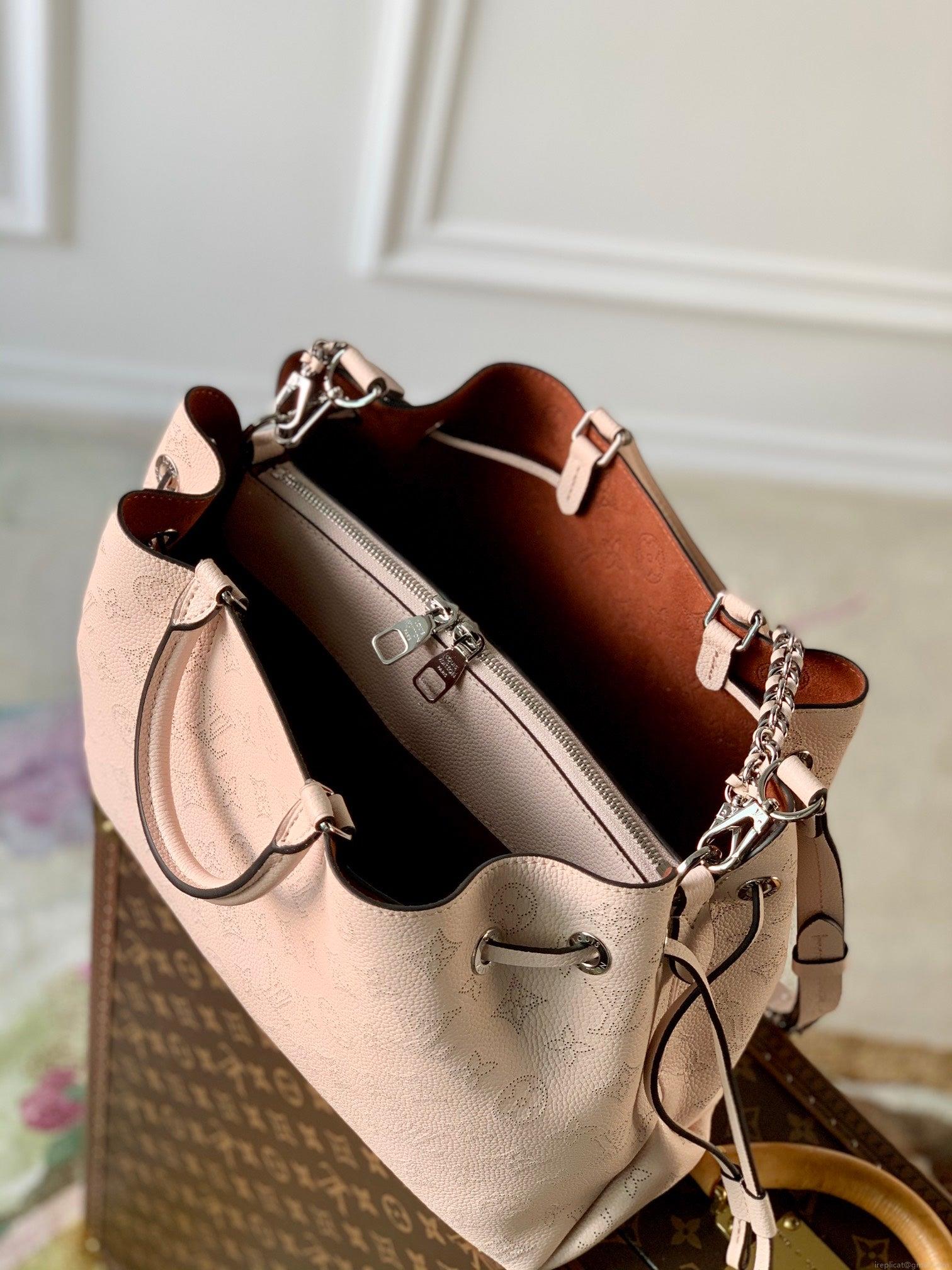 Louis Vuitton LV M59203 Bella Tote Mahina Crème Beige