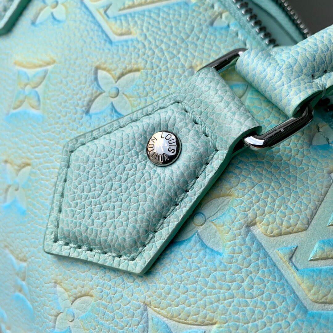 LV M46092 Louis Vuitton Speedy Bandouliere 20 Handbag Vert d’eau Green