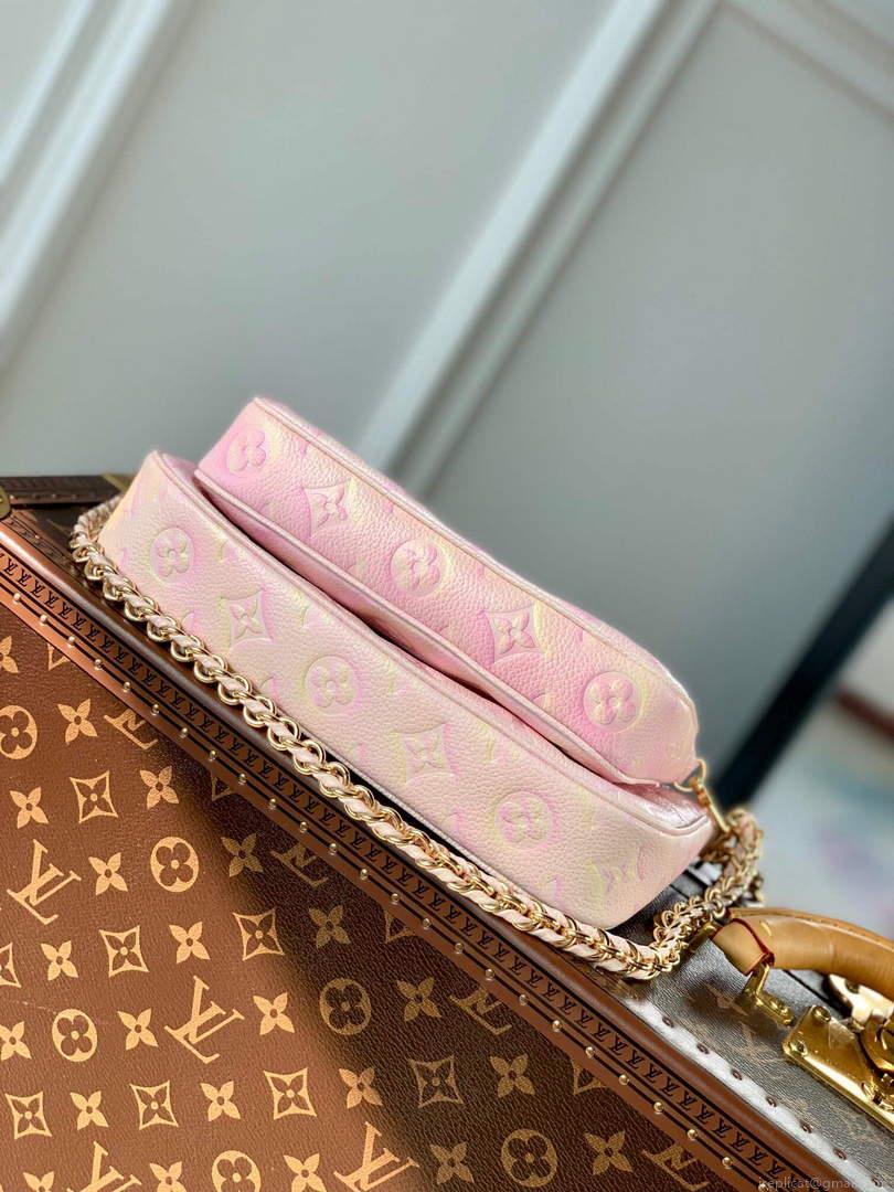 LV M46093 Louis Vuitton Multi Pochette Accessoires Pink