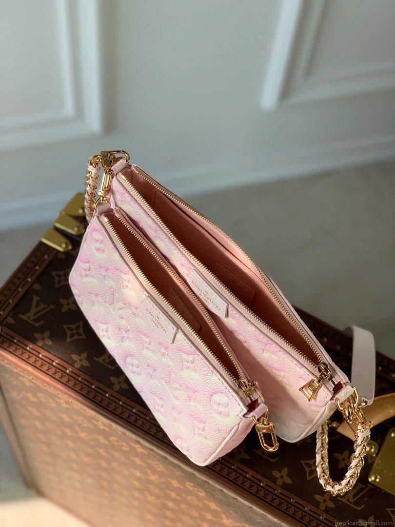 LV M46093 Louis Vuitton Multi Pochette Accessoires Pink