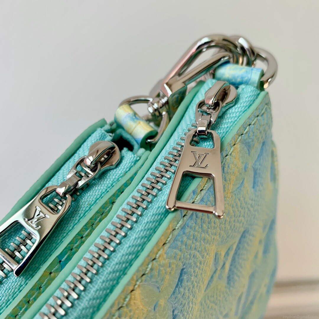 LV M46180 Louis Vuitton Multi Pochette Accessoires Vert d’eau Green