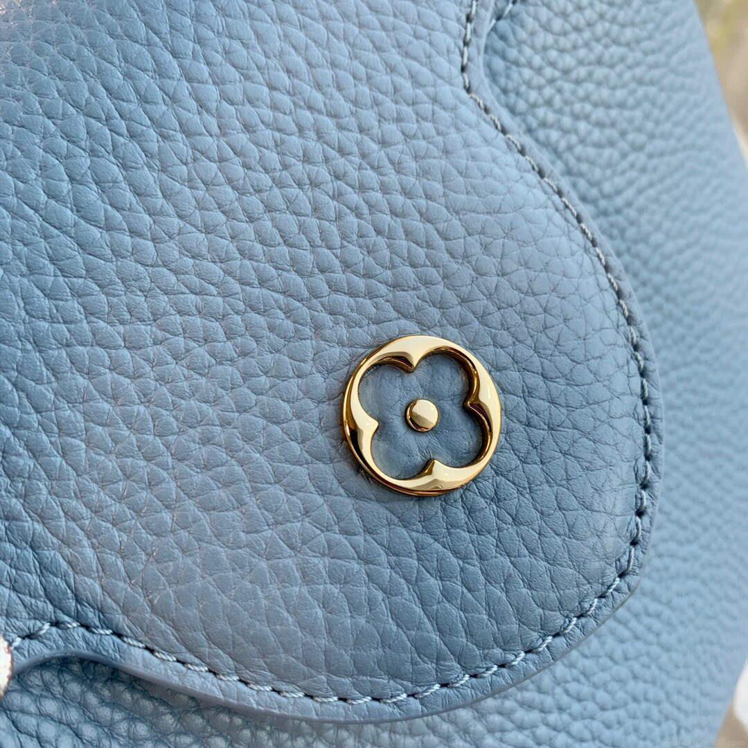 LV M59512 Louis Vuitton Capucines BB Bag Iris Purple/Crème