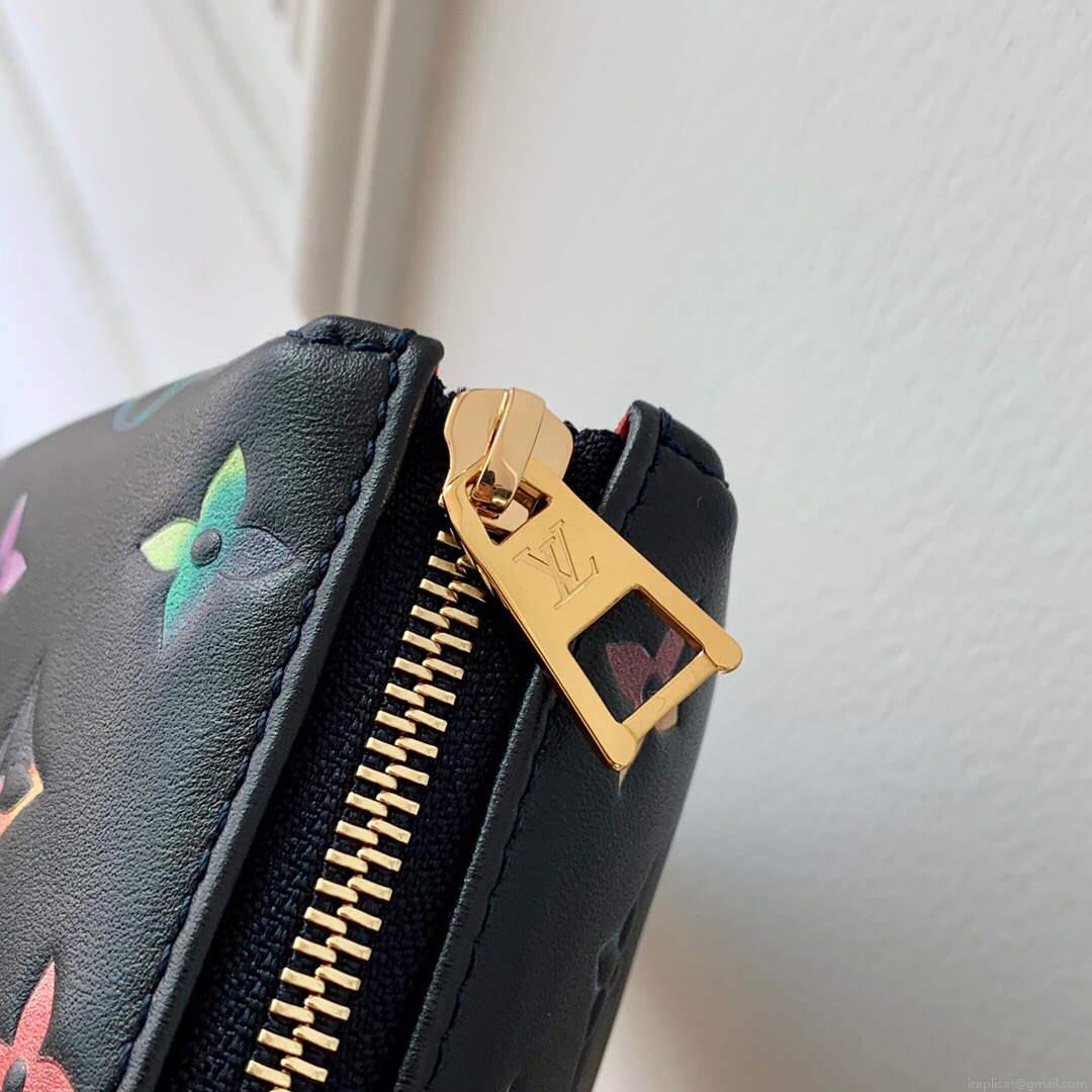 LV M21353 Louis Vuitton Coussin PM Handbag Navy Blue