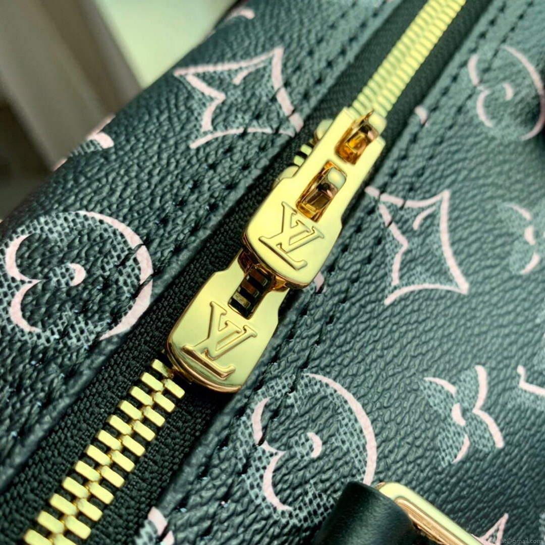 LV M20852 Louis Vuitton Speedy Bandouliere 25 Handbag Black