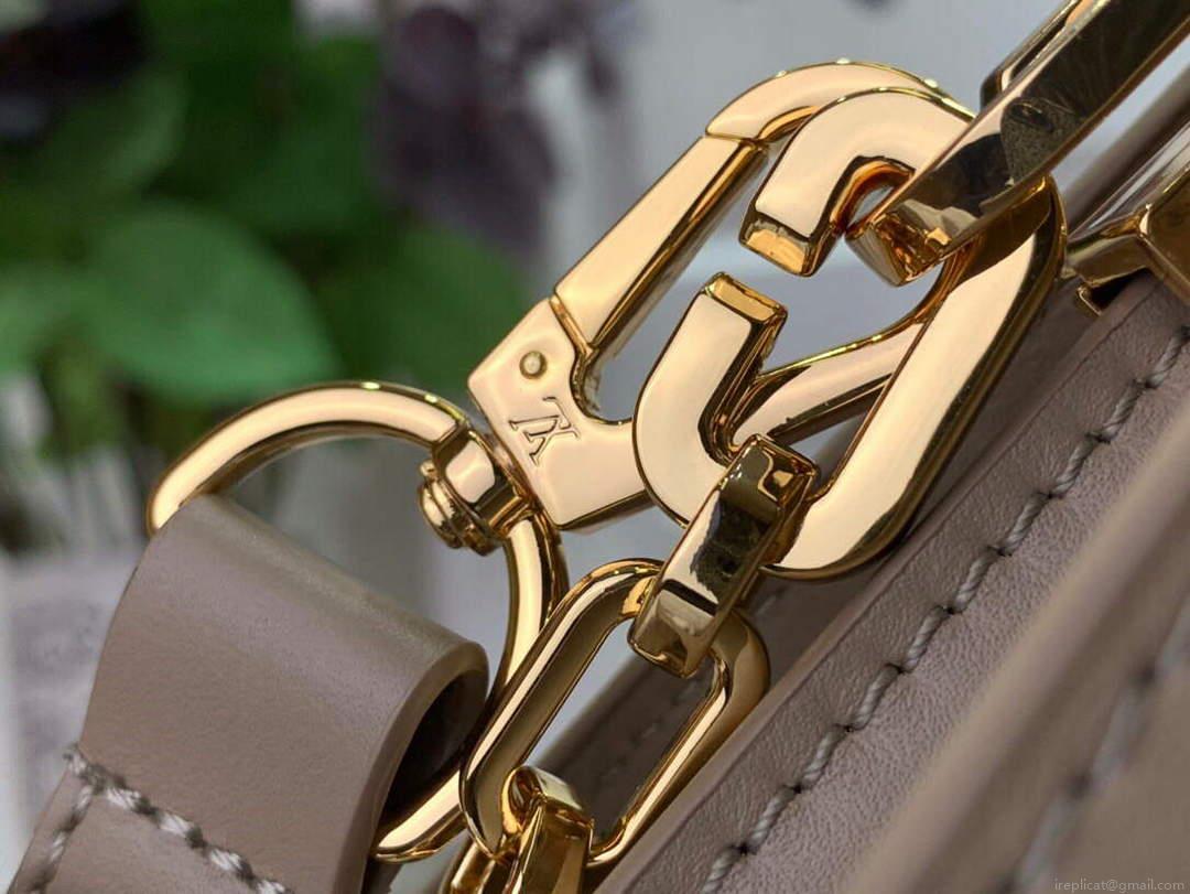 LV M20739 Louis Vuitton Dauphine East West Handbag Apricot