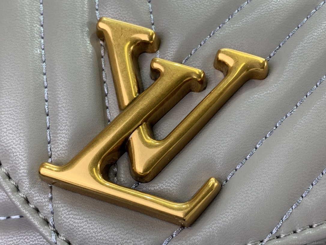 LV M56467 Louis Vuitton New Wave Multi-Pochette Leather M56466 Gray