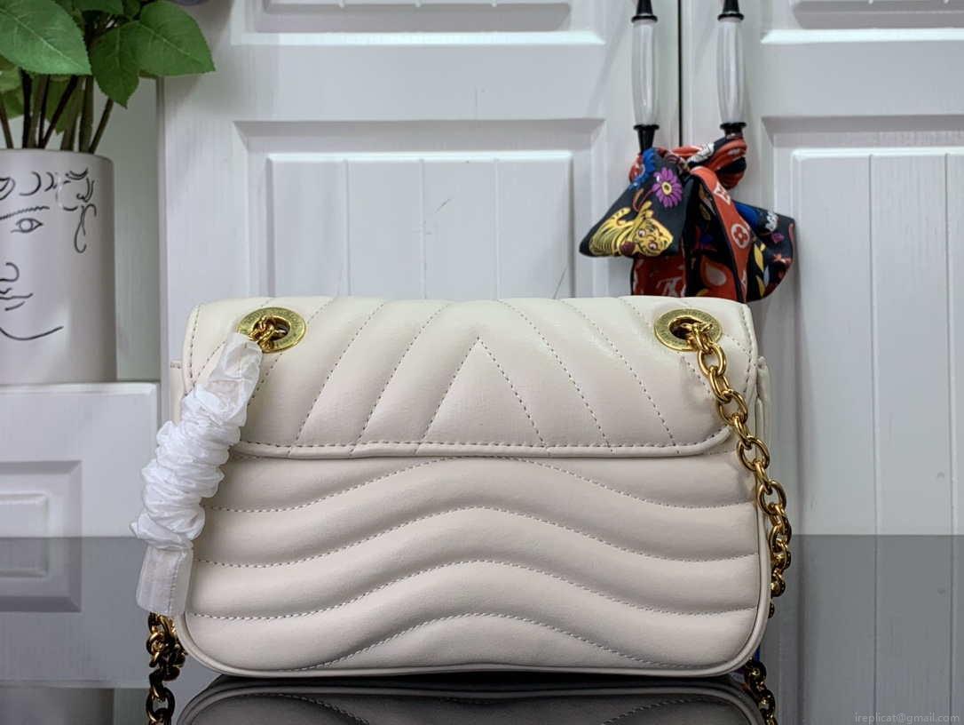 LV M20687 Louis Vuitton New Wave Multi-Pochette Leather M20838 White