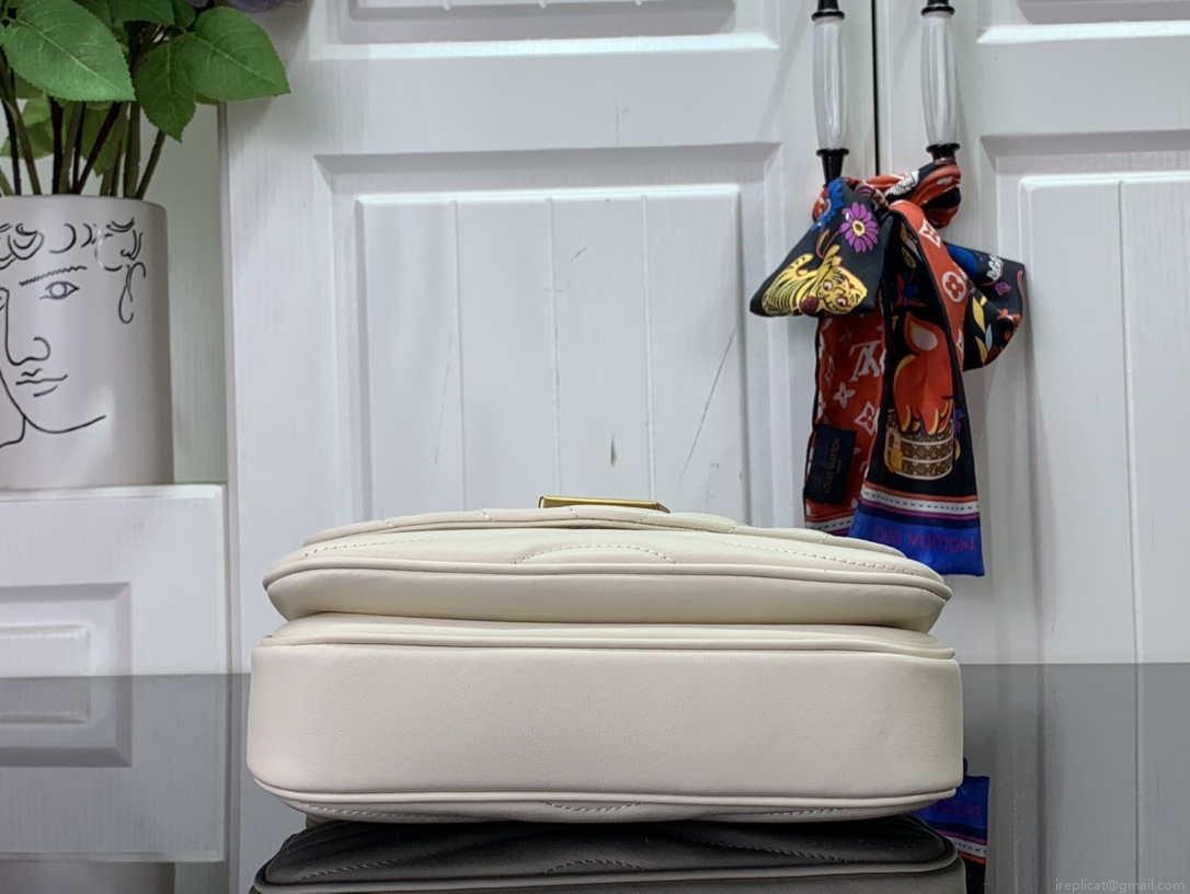 LV M20687 Louis Vuitton New Wave Multi-Pochette Leather M20838 White