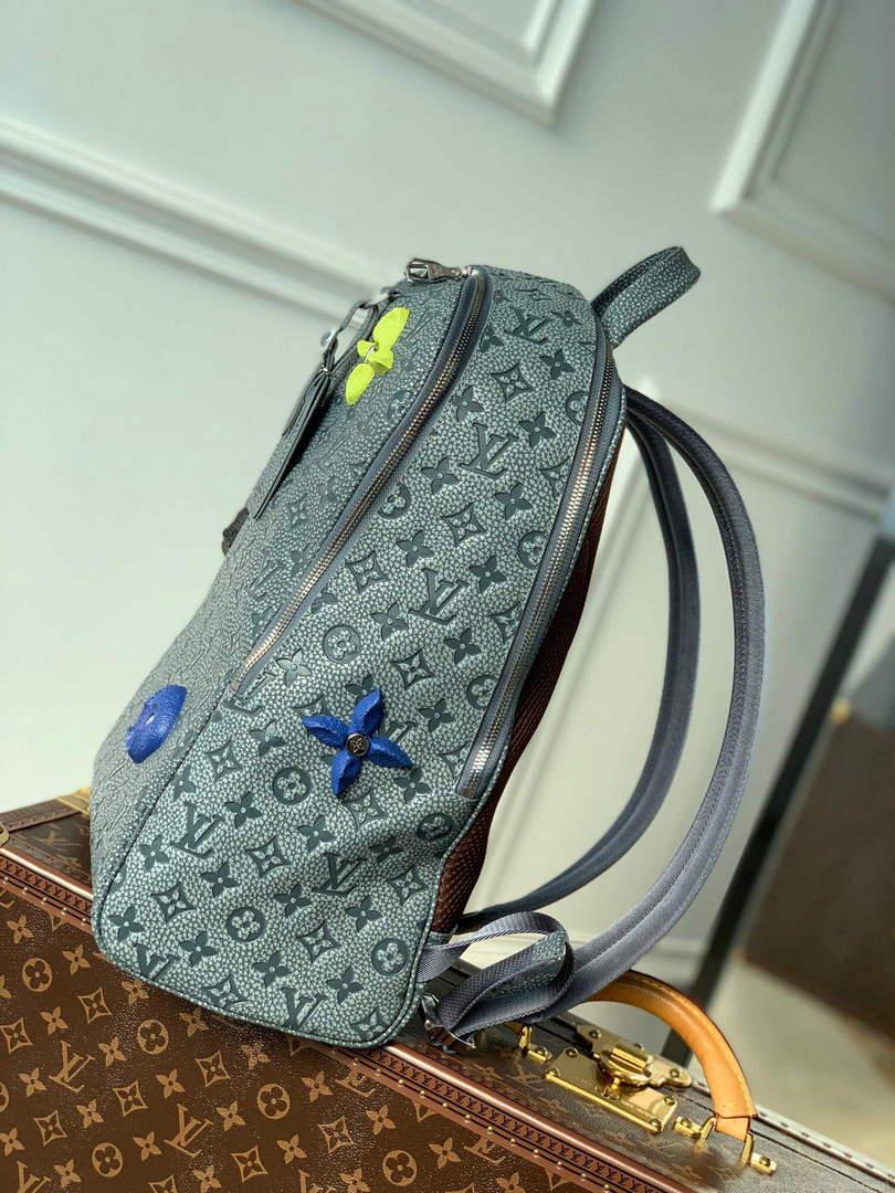 LV M20877 Louis Vuitton Ellipse Backpack Other Leathers Granite