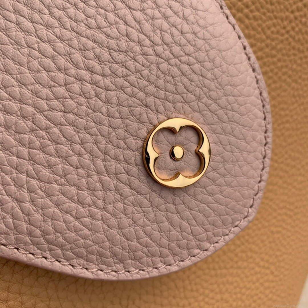 LV M20784 Louis Vuitton Capucines Mini Handbag Wood Brown
