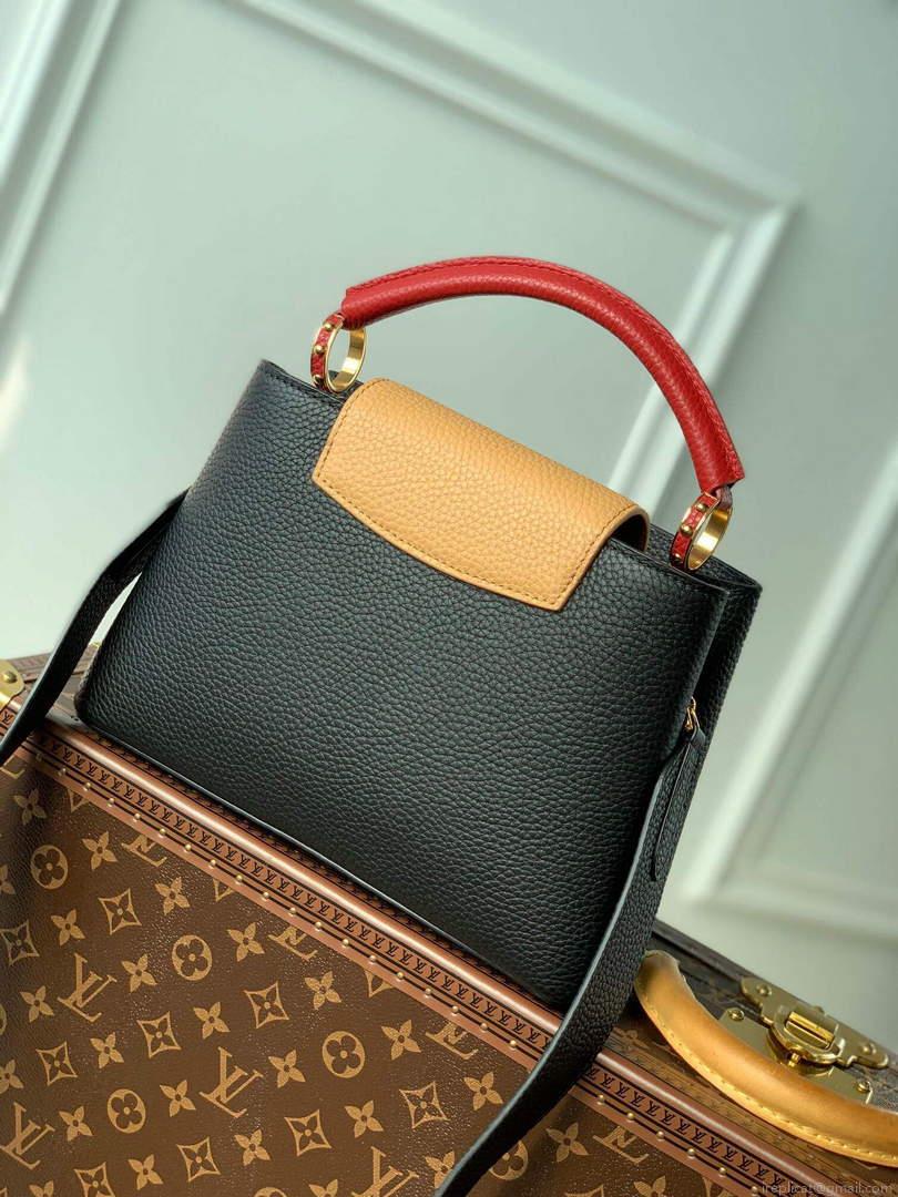 LV M20704 Louis Vuitton Capucines BB Handbag Black