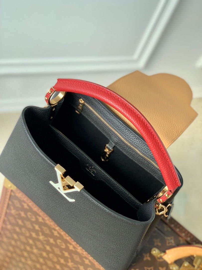 LV M20704 Louis Vuitton Capucines BB Handbag Black