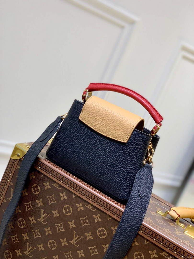 LV M20704 Louis Vuitton Capucines Mini Handbag Black
