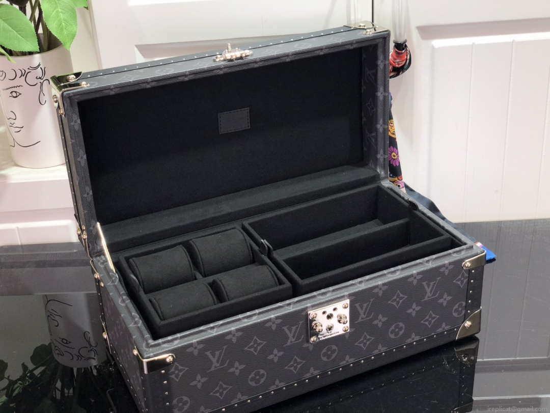 LV M20209 Louis Vuitton Coffret Accessoires Monogram Eclipse canvas Black