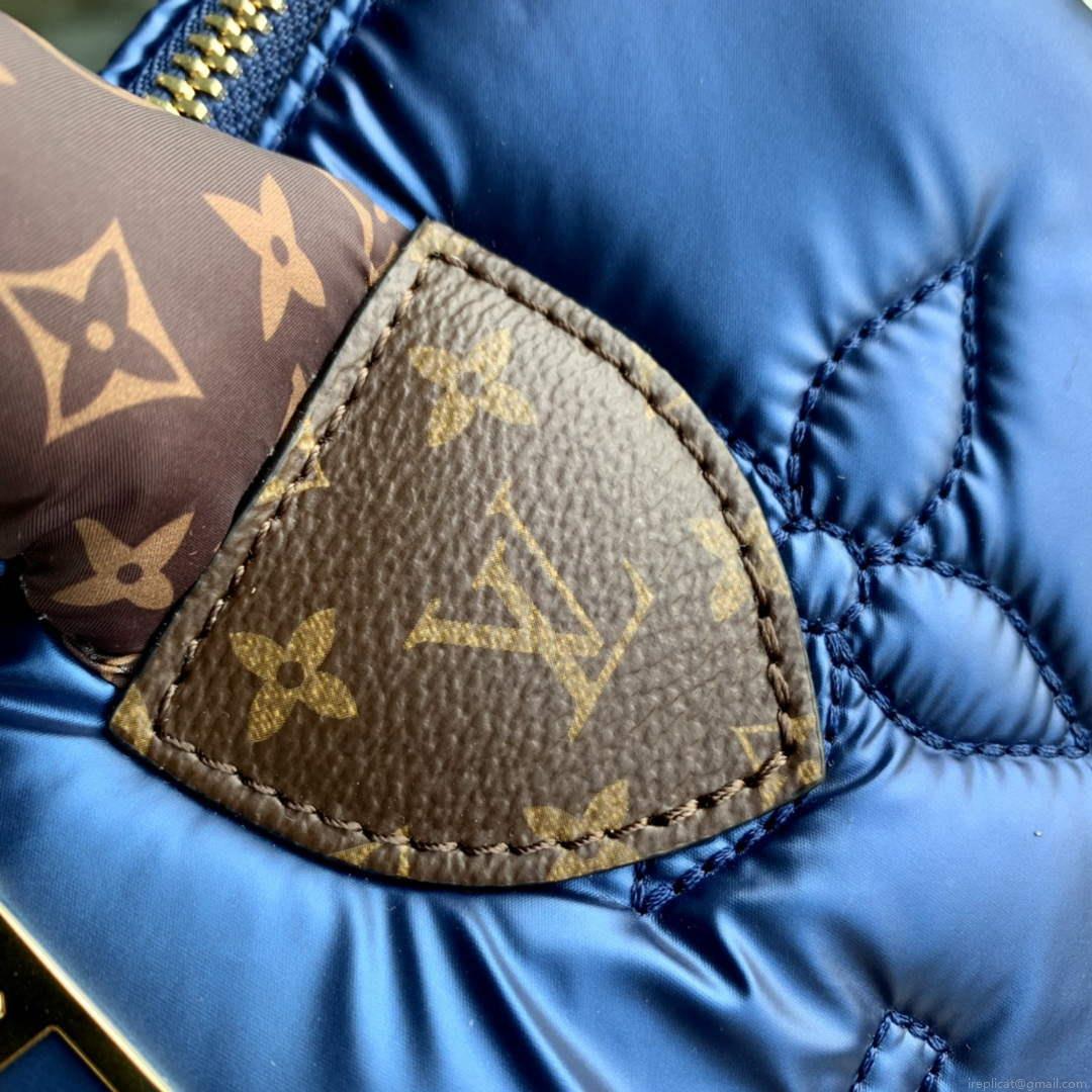 LV M21061 Louis Vuitton Speedy Bandouliere 25 Handbag Navy Blue