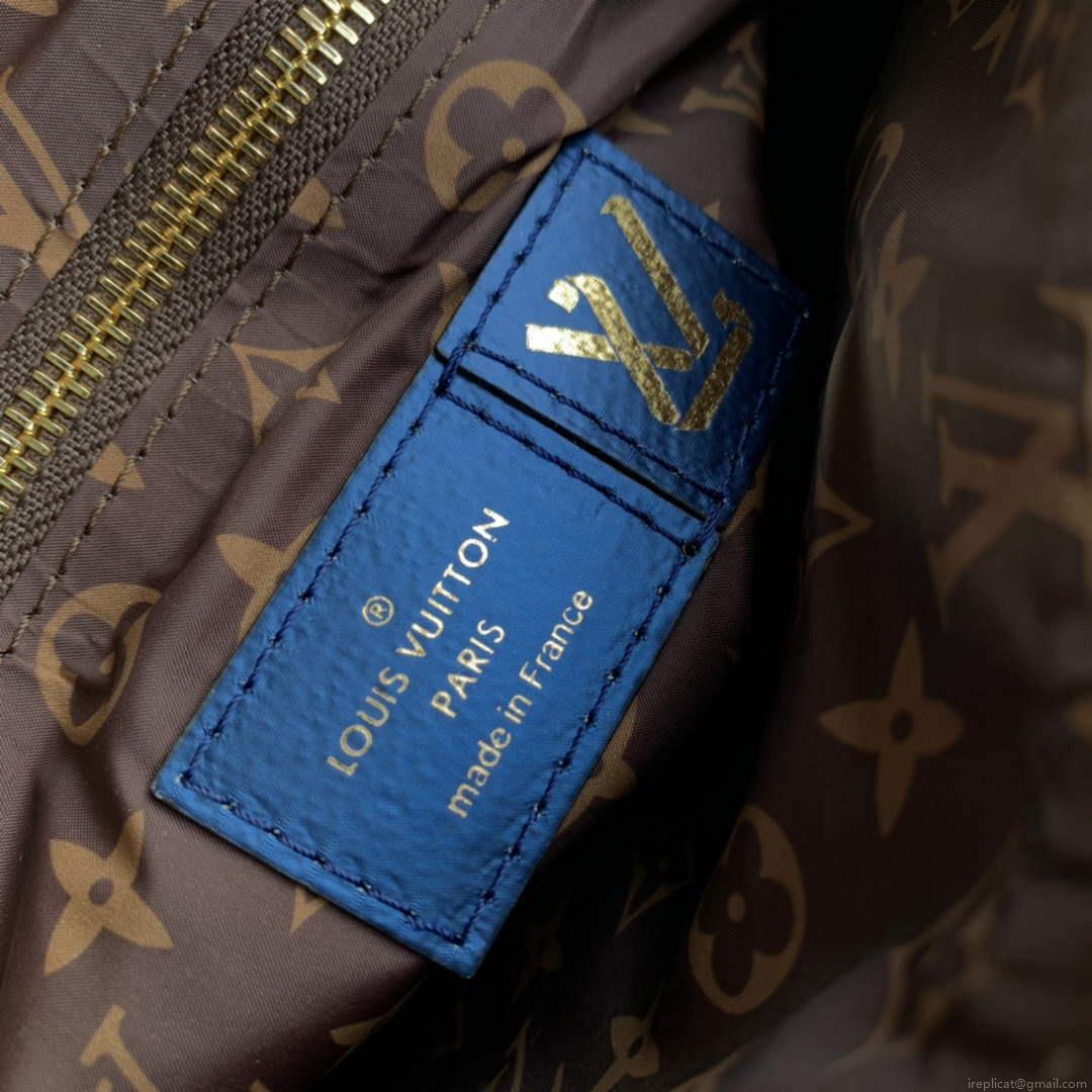 LV M21061 Louis Vuitton Speedy Bandouliere 25 Handbag Navy Blue