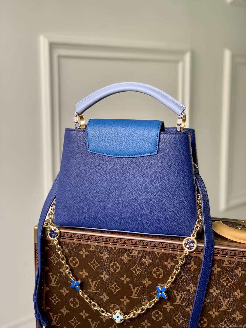 LV M20844 Louis Vuitton Capucines BB Handbag Blue