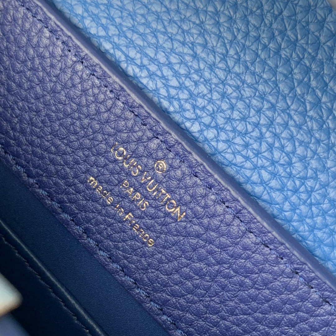 LV M20844 Louis Vuitton Capucines Mini Handbag Blue