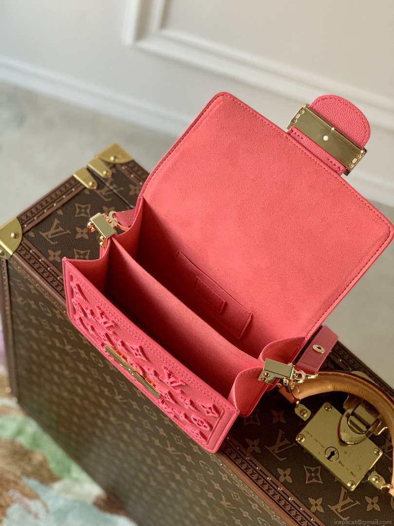 LV M20747 Louis Vuitton Dauphine BB Bag Monogram Fluo Pink