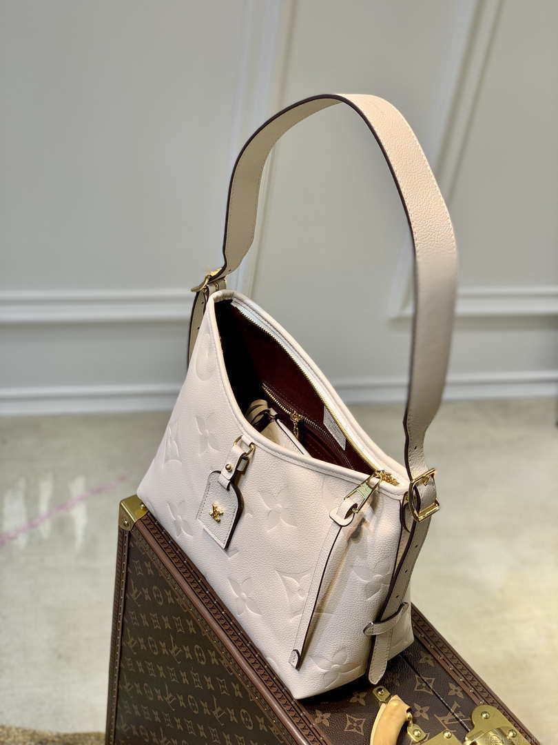 Louis Vuitton M46293 LV Carryall PM monogram Crème Biege
