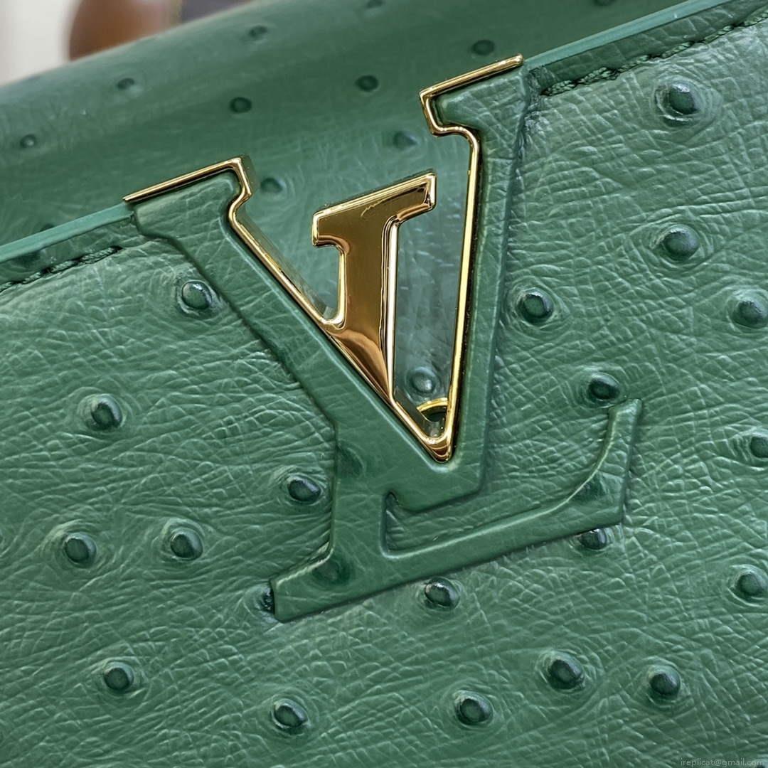 LV N93075 Louis Vuitton Capucines BB Handbag Mint Green