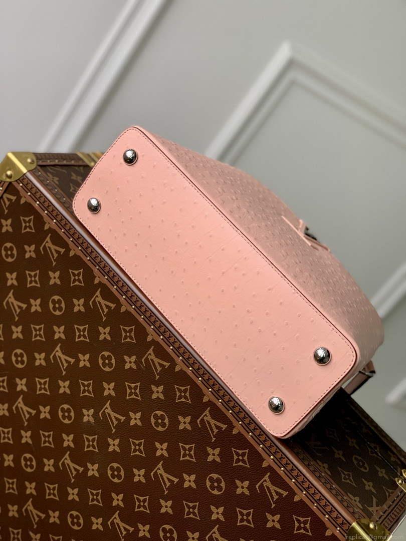LV N81523 Louis Vuitton Capucines MM Handbag Pink
