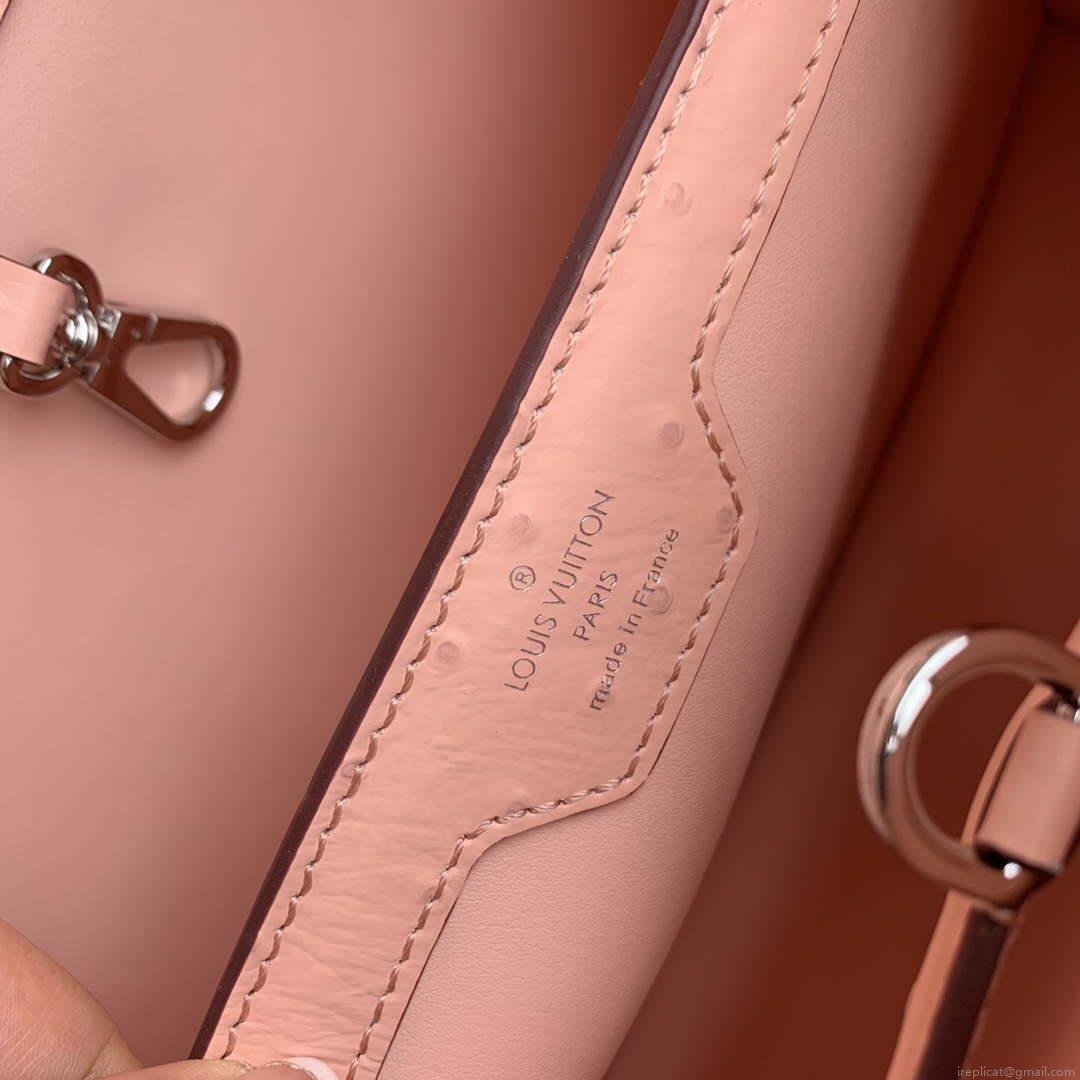 LV N81523 Louis Vuitton Capucines MM Handbag Pink