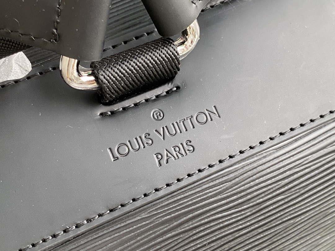 LV M50159 Louis Vuitton Christopher PM Epi Black