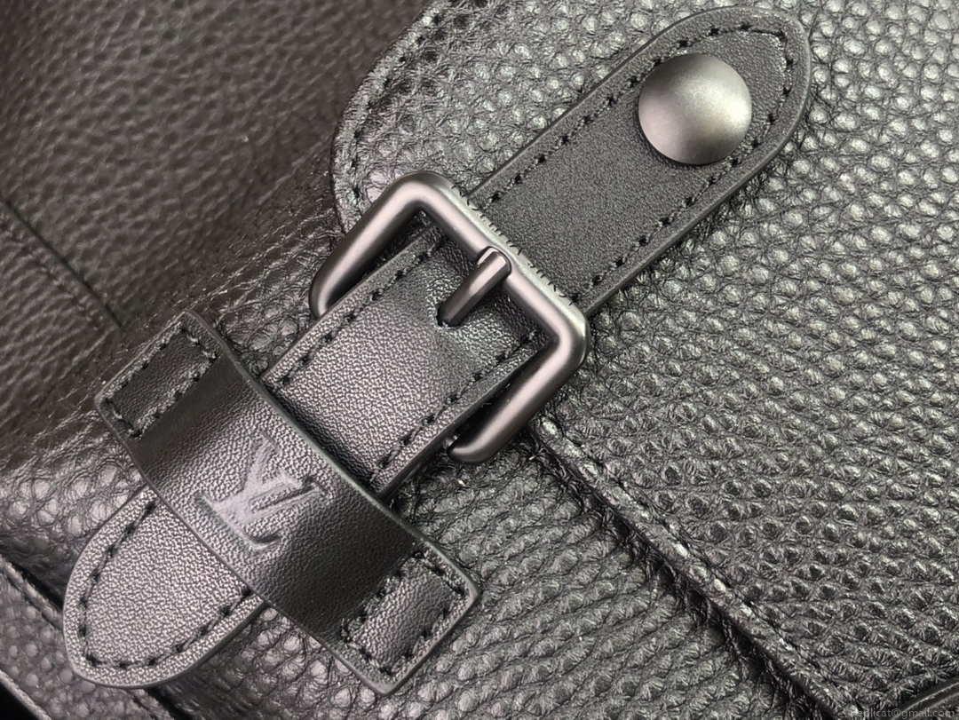 LV M58644 Louis Vuitton Christopher Slim Backpack Black