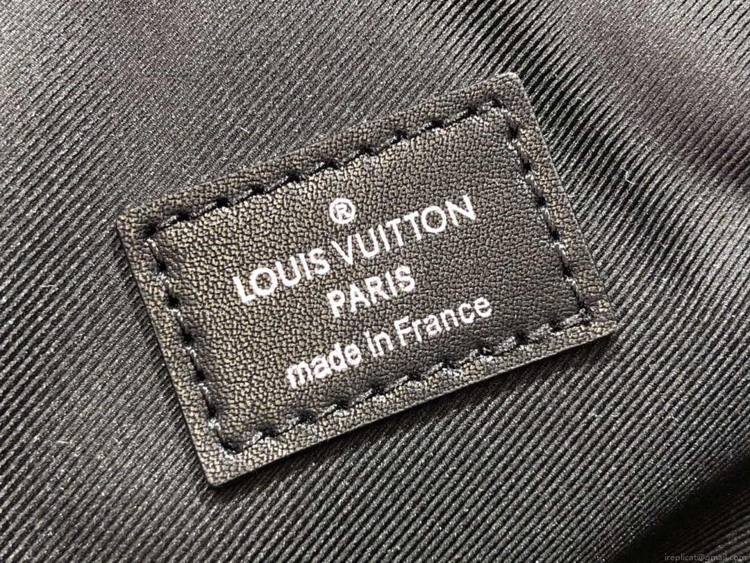 LV M58644 Louis Vuitton Christopher Slim Backpack Black