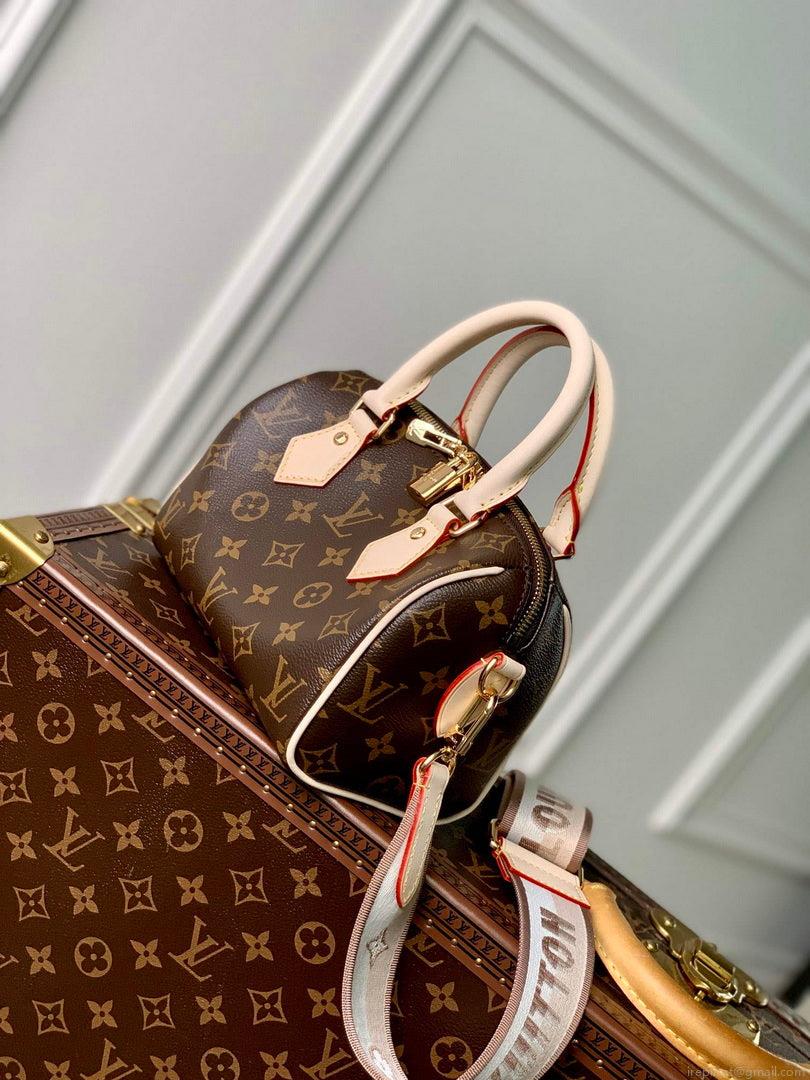 LV M46222 Louis Vuitton Speedy Bandoulière 20 Beige