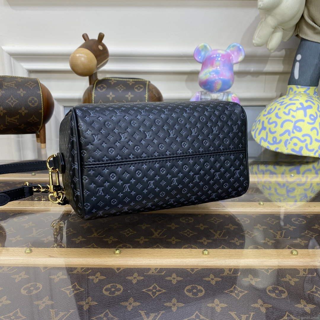 LV M22595 Louis Vuitton Speedy Bandoulière 20 Handbag Black