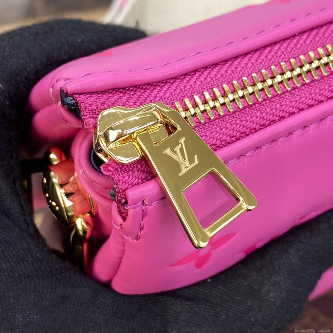 LV M21773 Louis Vuitton Coussin PM Handbag Rose Miami Pink