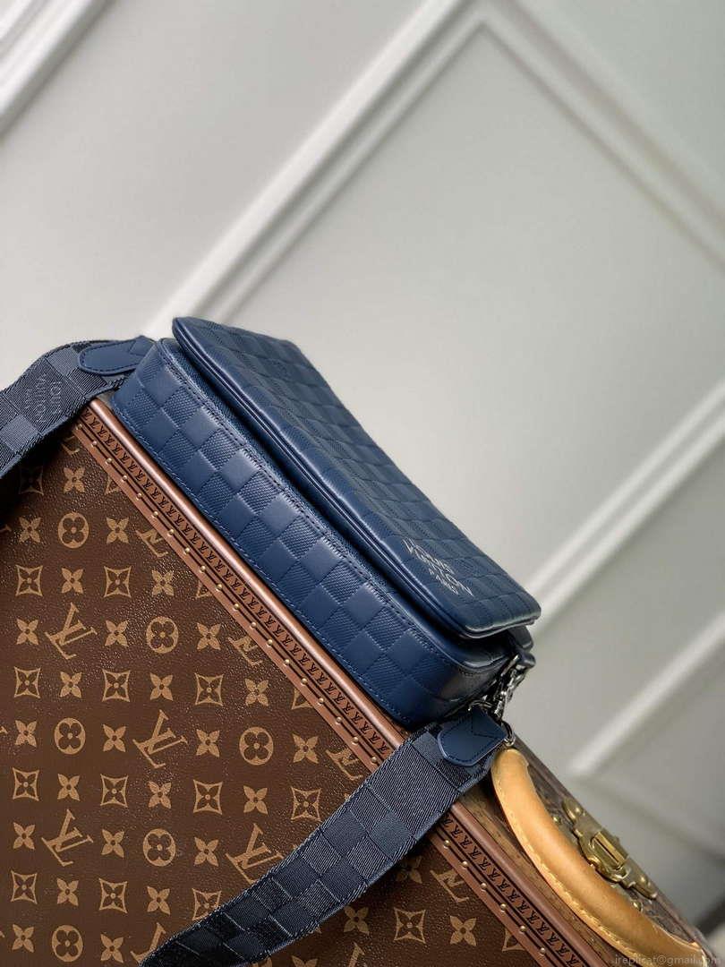 LV N40438 Louis Vuitton Trio Messenger Bag Blue