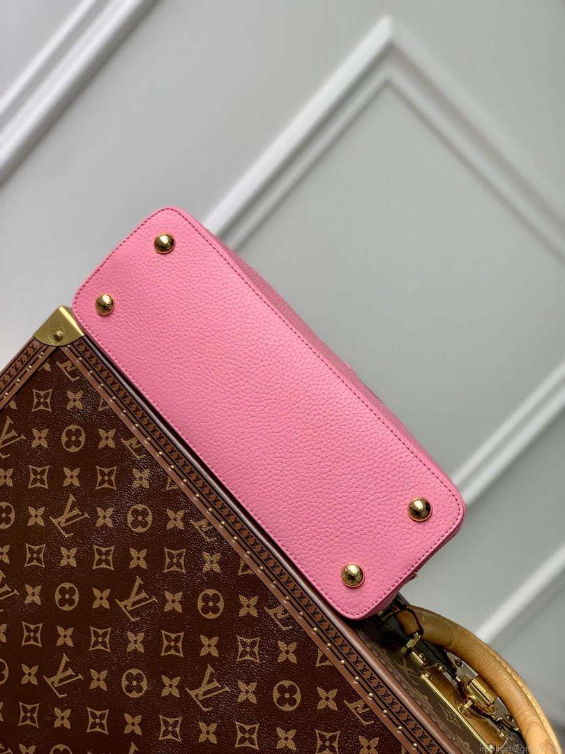 LV M22375 Louis Vuitton Capucines MM Handbag Pink