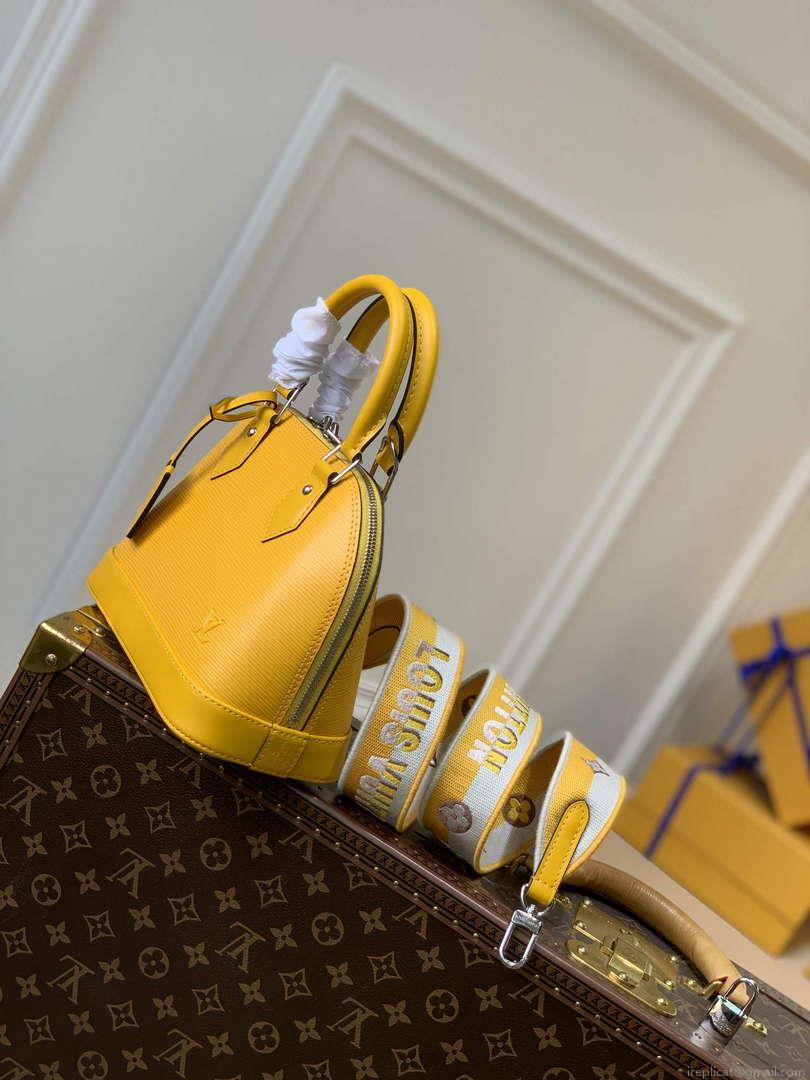 LV M59358 Louis Vuitton Alma BB Bag Sunflower Yellow