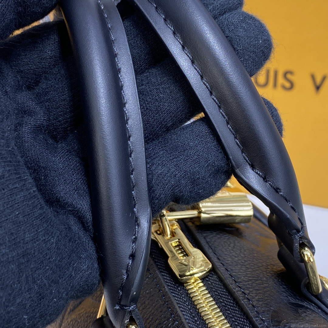 LV M58953 Louis Vuitton Speedy Bandoulière 20 Bag Black