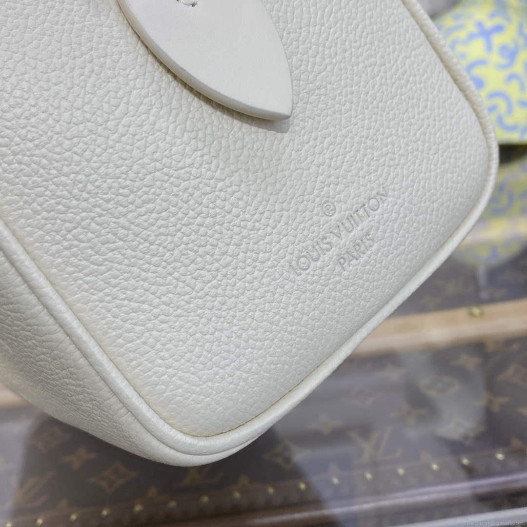 LV M58953 Louis Vuitton Speedy Bandoulière 20 Bag White
