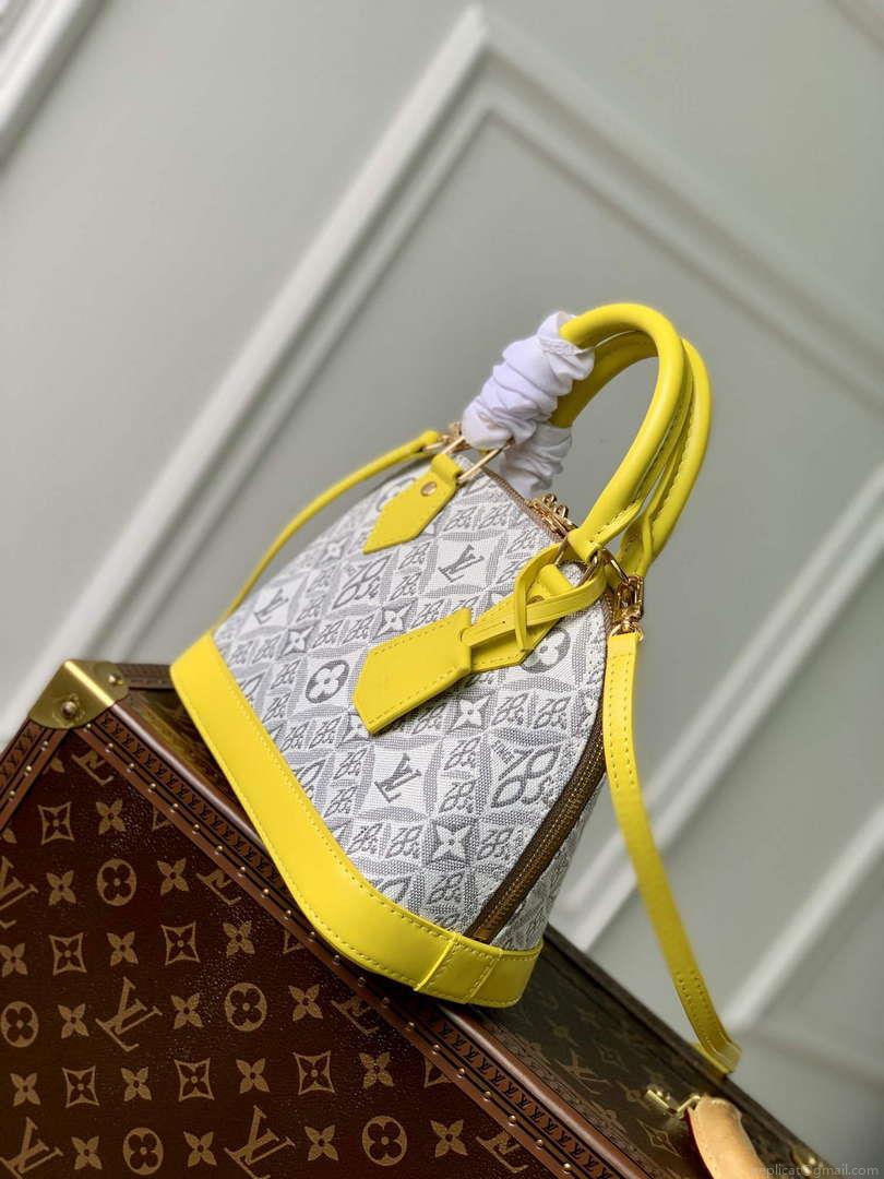 LV N40447 Louis Vuitton Alma BB Bag Yellow
