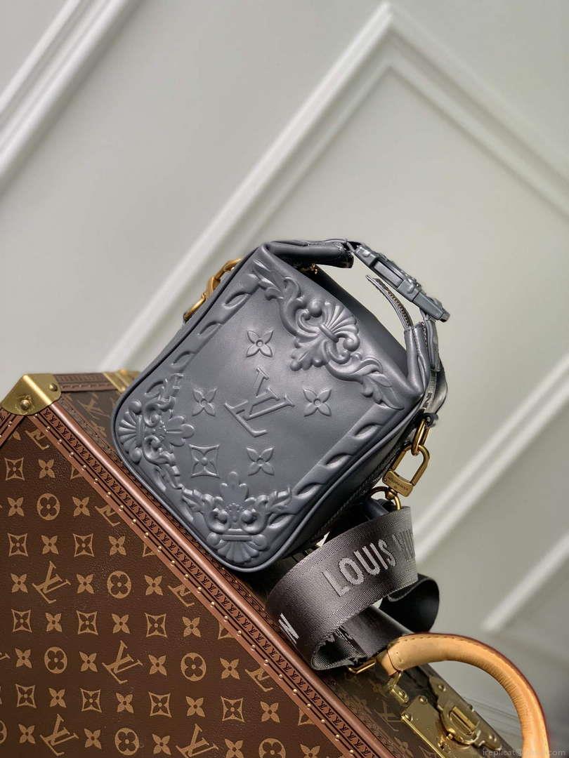 LV M21812 Louis Vuitton Cruiser Messenger Bag Dark Shadow Grey
