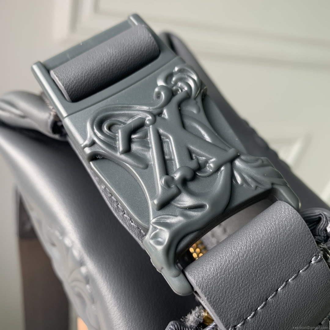 LV M21812 Louis Vuitton Cruiser Messenger Bag Dark Shadow Grey