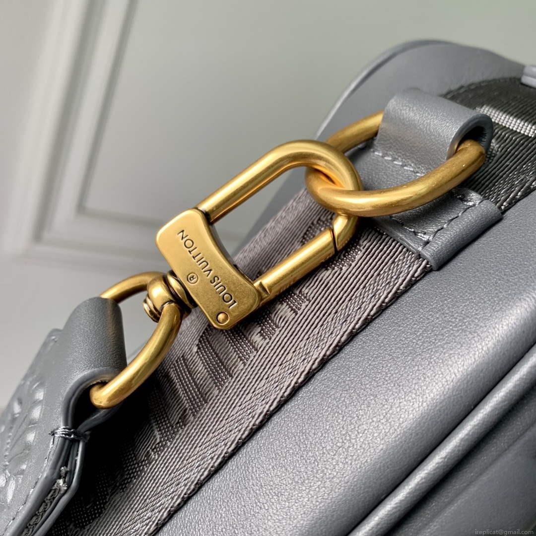 LV M21812 Louis Vuitton Cruiser Messenger Bag Dark Shadow Grey